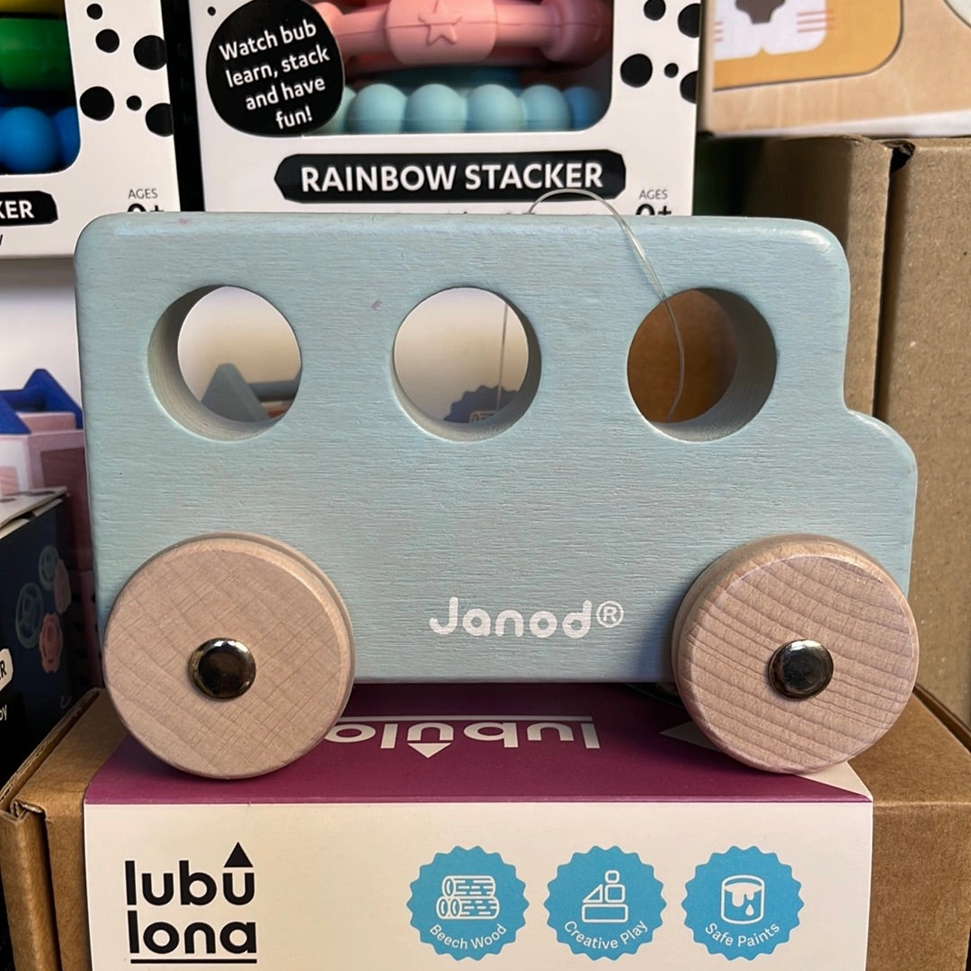 Janod Cocoon Wooden Toy Cars