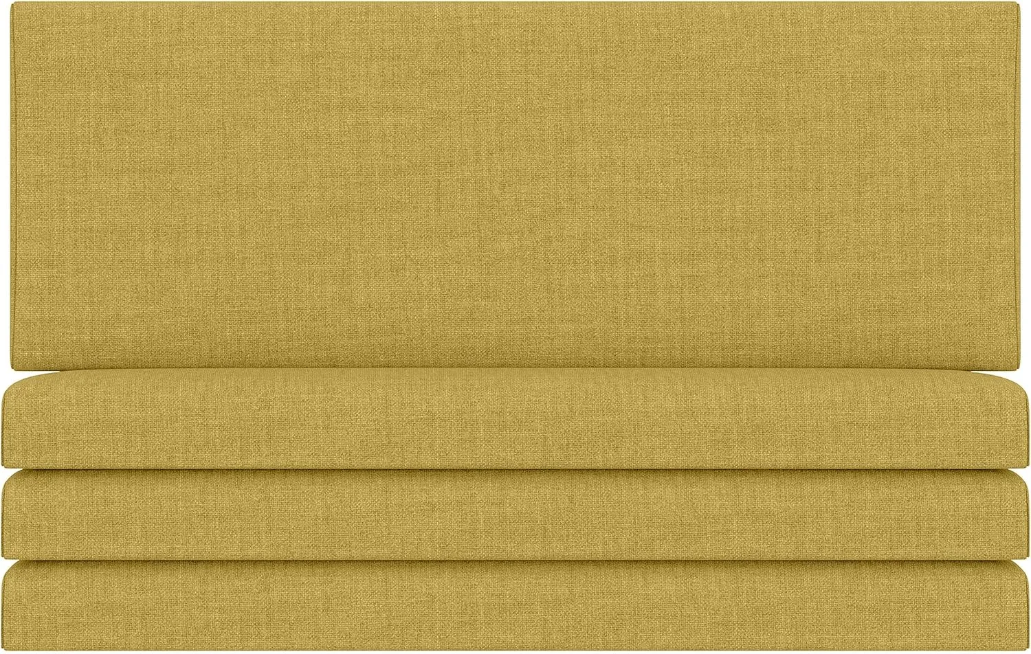 Jaxx Panelist Modern Padded Headboard – Set of 4 Wall Mounted Panels - Queen, Amber Gold Microvelvet
