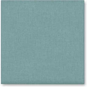 Jaxx Panelist Modern Padded Headboard- Wall Mounted Panel (22.5" x 22.5") - Microvelvet Surf Turquoise