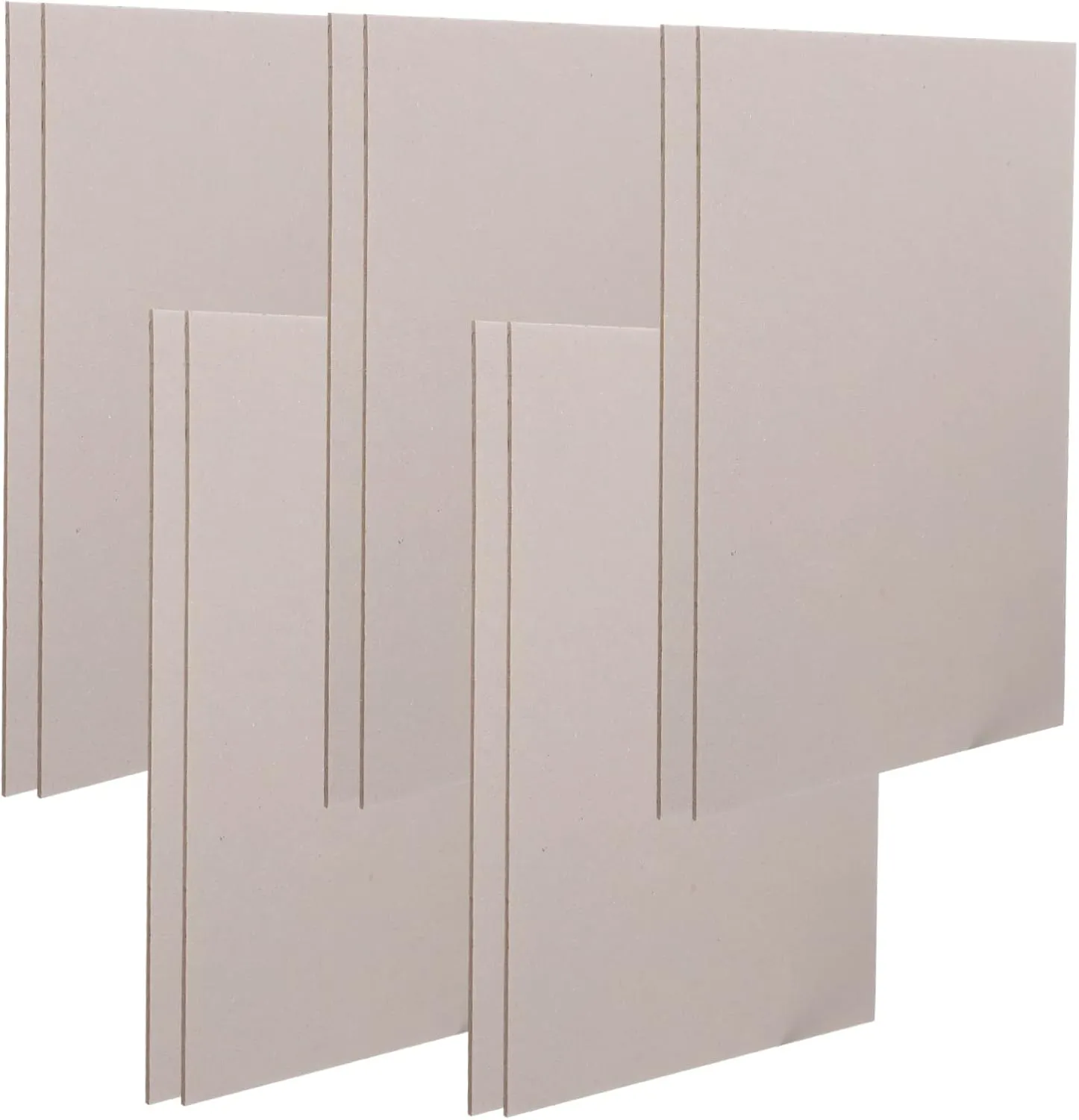 JEWEDECO DIY Graffiti Paperboard Pcs Gray Cardboard Double-Sided Thick Drawing Paper for Boys and Girls
