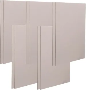 JEWEDECO DIY Graffiti Paperboard Pcs Gray Cardboard Double-Sided Thick Drawing Paper for Boys and Girls