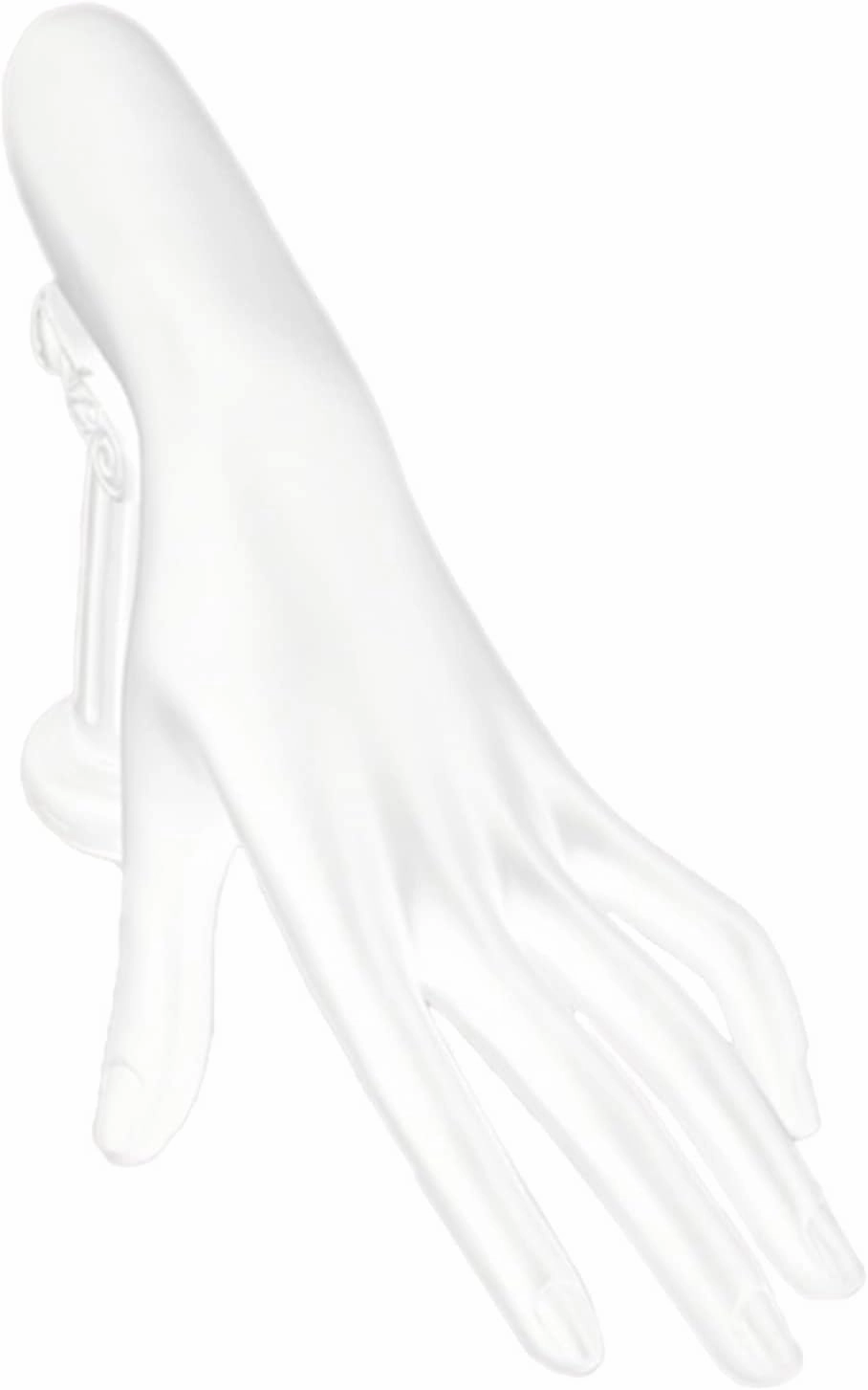 Jewelry Rack Jewellery Finger Display Mannequin Stand, Mannequin Hand Form for Jewelry Bracelet Ring Watch Display Hand Stand Jewelry Rack Stand (Color : Black Velvet) (C, Cream