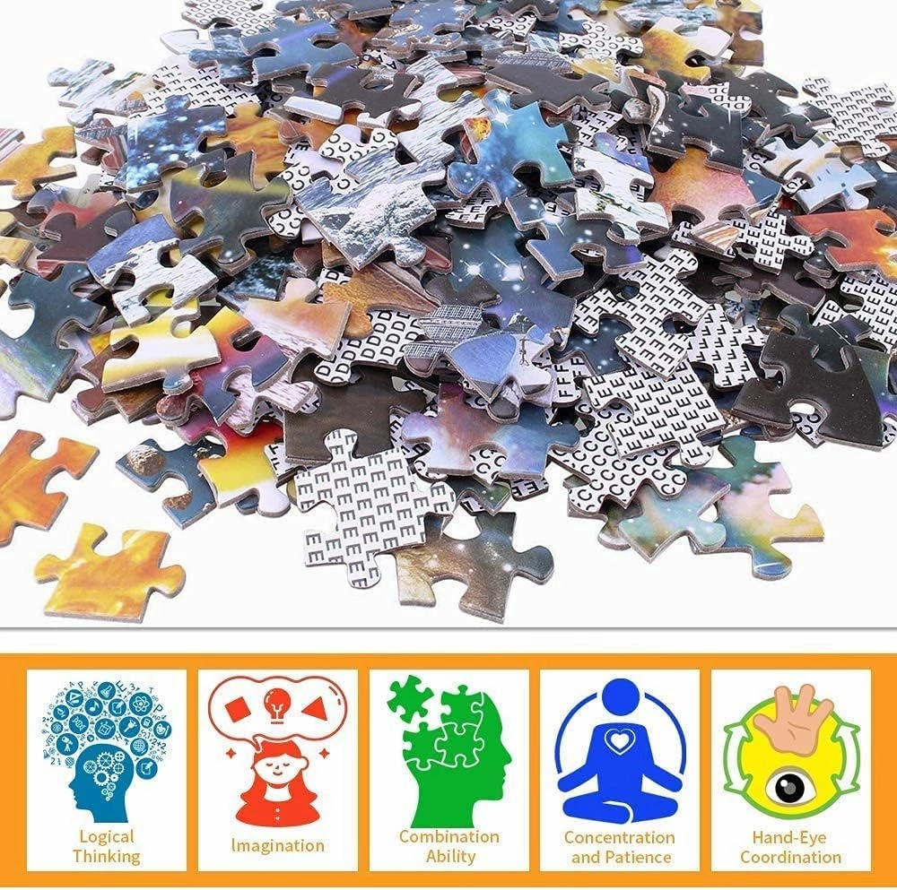 Jigsaw Puzzles 1000 Pieces Sea Water Ocean Wave Surfer Surfing Photo Wooden Puzzle Toys Games for Adults Children Kids Teenagers Gift