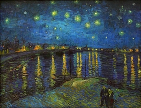 Jigsaw Puzzles - 1000 Pieces for Adult Puzzles - Adults Wooden Puzzles Toys - Starry Night Over The Rhone Puzzles for Adults 1000 Piece