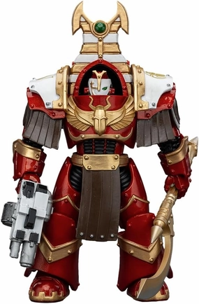 JOYTOY Warhammer 30K 1/18 Action Figure The Horus Heresy Thousand Sons Sekhmet Terminator Cabal Sekhmet with Combi-Melta and Achea Force Weapon Collection Model Birthday Gifts 5.35 Inch JT8605