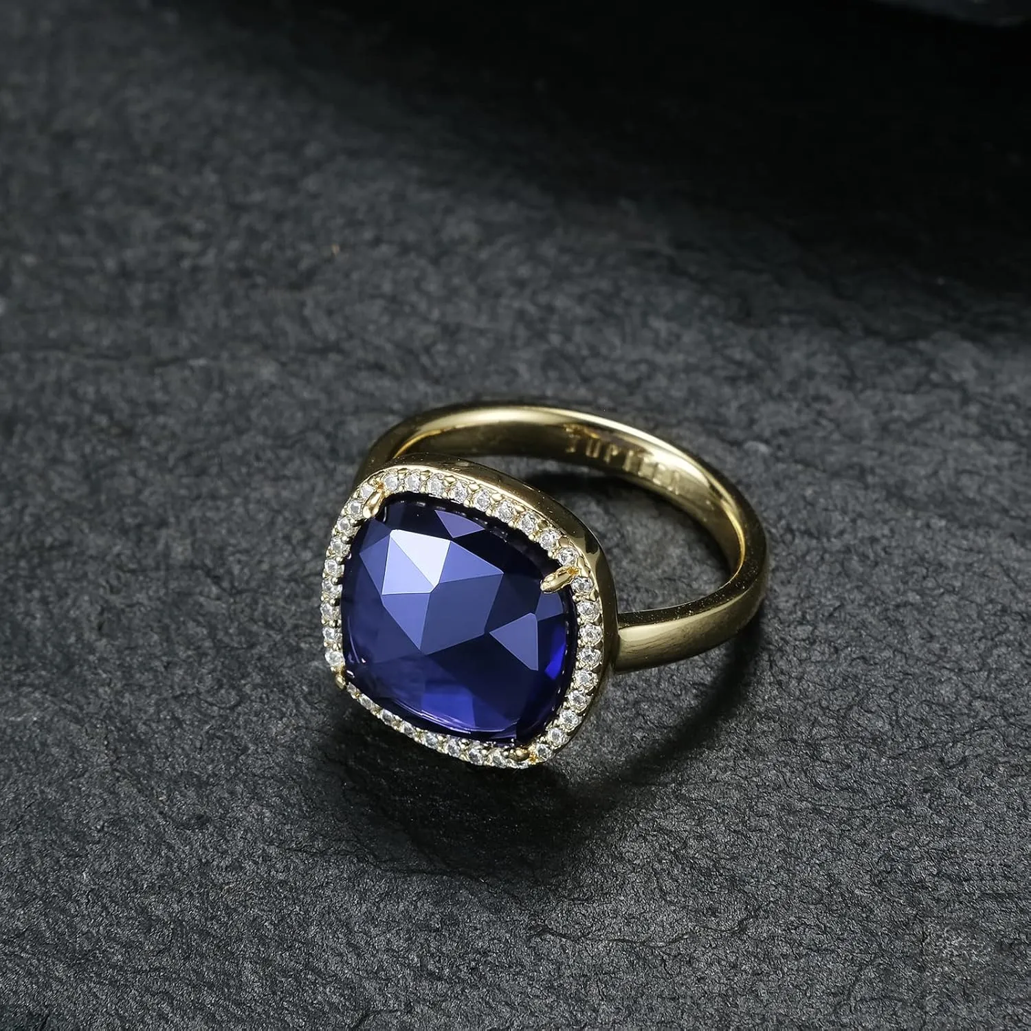 Jupiter Gemstone Women's Ring - Gemstone Women Ring, 0.47"/12mm Birthstone Rings Jewelry for Valentine's Day, Mother's Day, Birthday Jewelry