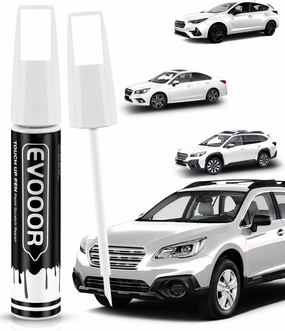 K1X Crystal White Pearl Tricoat Touch Up Paint Compatible with Subaru Exact Match 2 in 1 Touch up Paint for Chips and Nicks Repair with 2pcs Disposable Micro Applicators