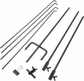 KESYOO Adjustable Target Holder Stand for Outdoor Practice Durable Metal Base Lightweight Design Quick Setup Portable Shooting Stand Adjustable Angles for Target Shooting Range