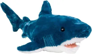 Kids 29.5" Plush Stuffed Blue Shark – Large Animal Toys for Kids with Soft Stuffing, Jumbo Shark Stuffed Animal – Features Soft Plastic Teeth, Perfect Cuddly Pillow Gift for Toddlers