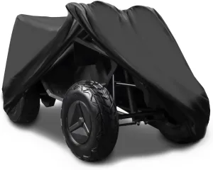 Kids Car Cover Compatible with Tesla Cyberquad for Kids, Large Ride On Truck Toys Car Cover Waterproof All Weather Outdoor Heavy Duty 300d Oxford Protector Cover with Storage Bag