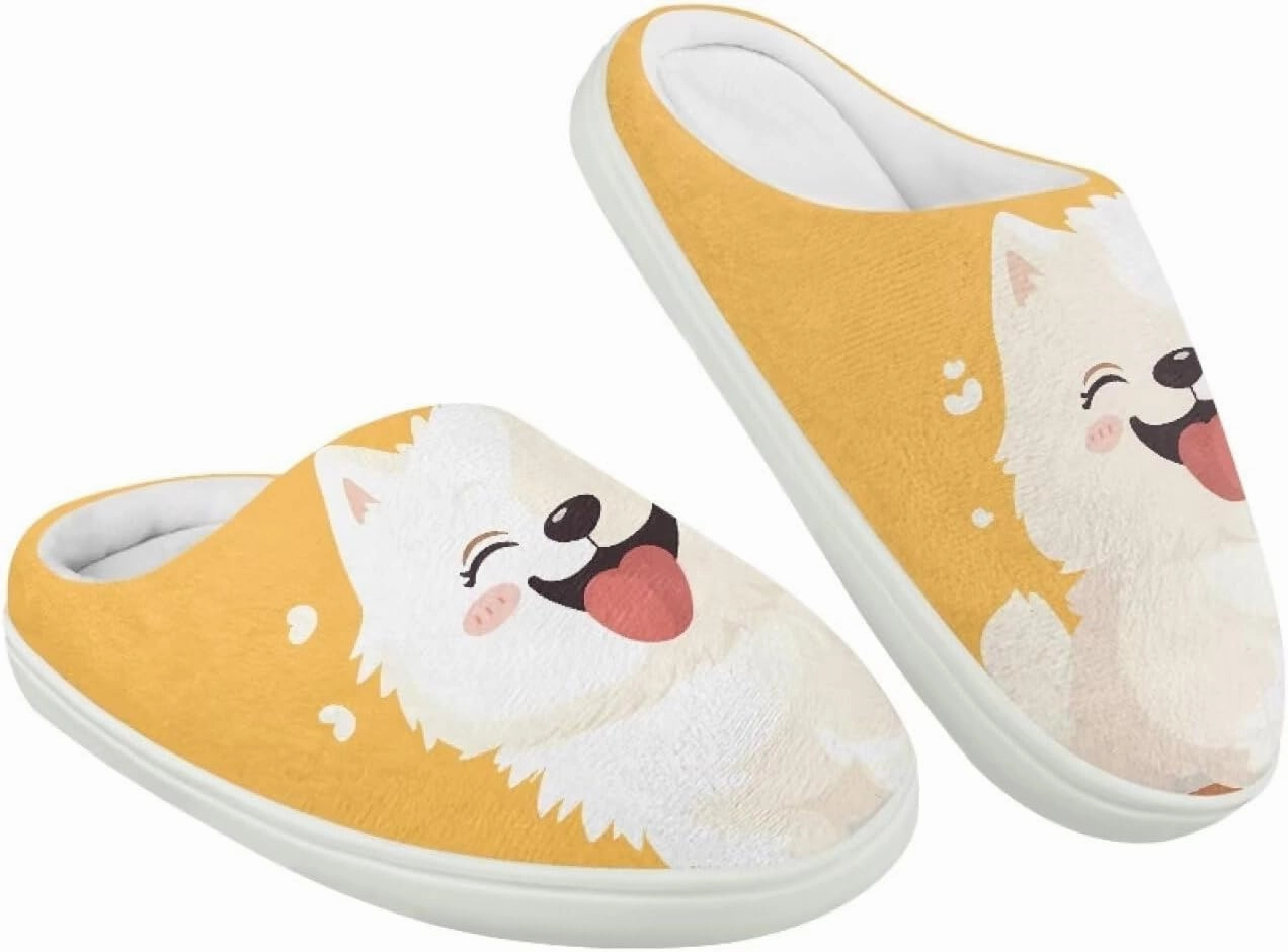 Kids Cotton Slippers Winter Warm Soft Indoor Plush Slippers Breathable Non Slip Flannel Fuzzy House Shoes for Little Boys Girls US 9-15