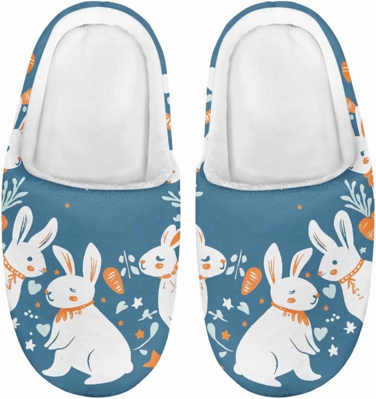 Kids Cotton Slippers Winter Warm Soft Indoor Plush Slippers Breathable Non Slip Flannel Fuzzy House Shoes for Little Boys Girls US 9-15
