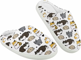 Kids Cotton Slippers Winter Warm Soft Indoor Plush Slippers Breathable Non Slip Flannel Fuzzy House Shoes for Little Boys Girls US 9-15
