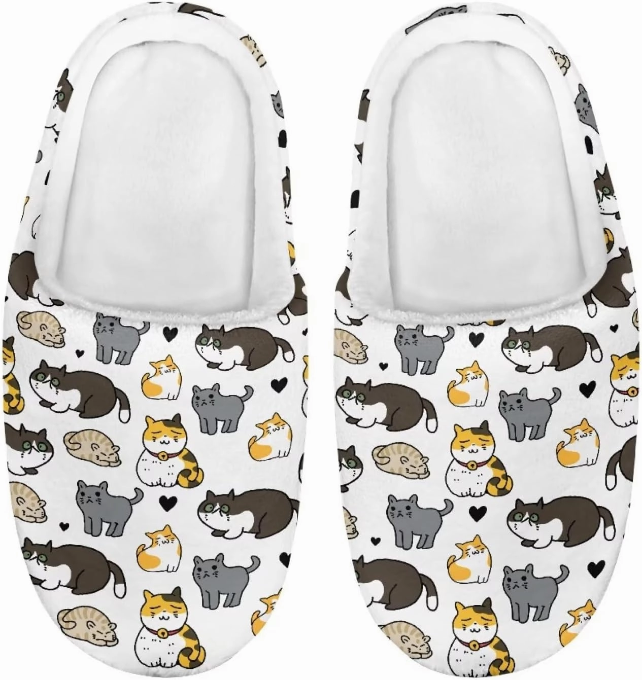 Kids Cotton Slippers Winter Warm Soft Indoor Plush Slippers Breathable Non Slip Flannel Fuzzy House Shoes for Little Boys Girls US 9-15
