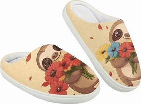 Kids Cotton Slippers Winter Warm Soft Indoor Plush Slippers Breathable Non Slip Flannel Fuzzy House Shoes for Little Boys Girls US 9-15