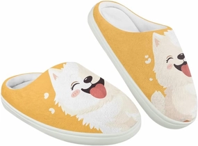 Kids Cotton Slippers Winter Warm Soft Indoor Plush Slippers Breathable Non Slip Flannel Fuzzy House Shoes for Little Boys Girls US 9-15