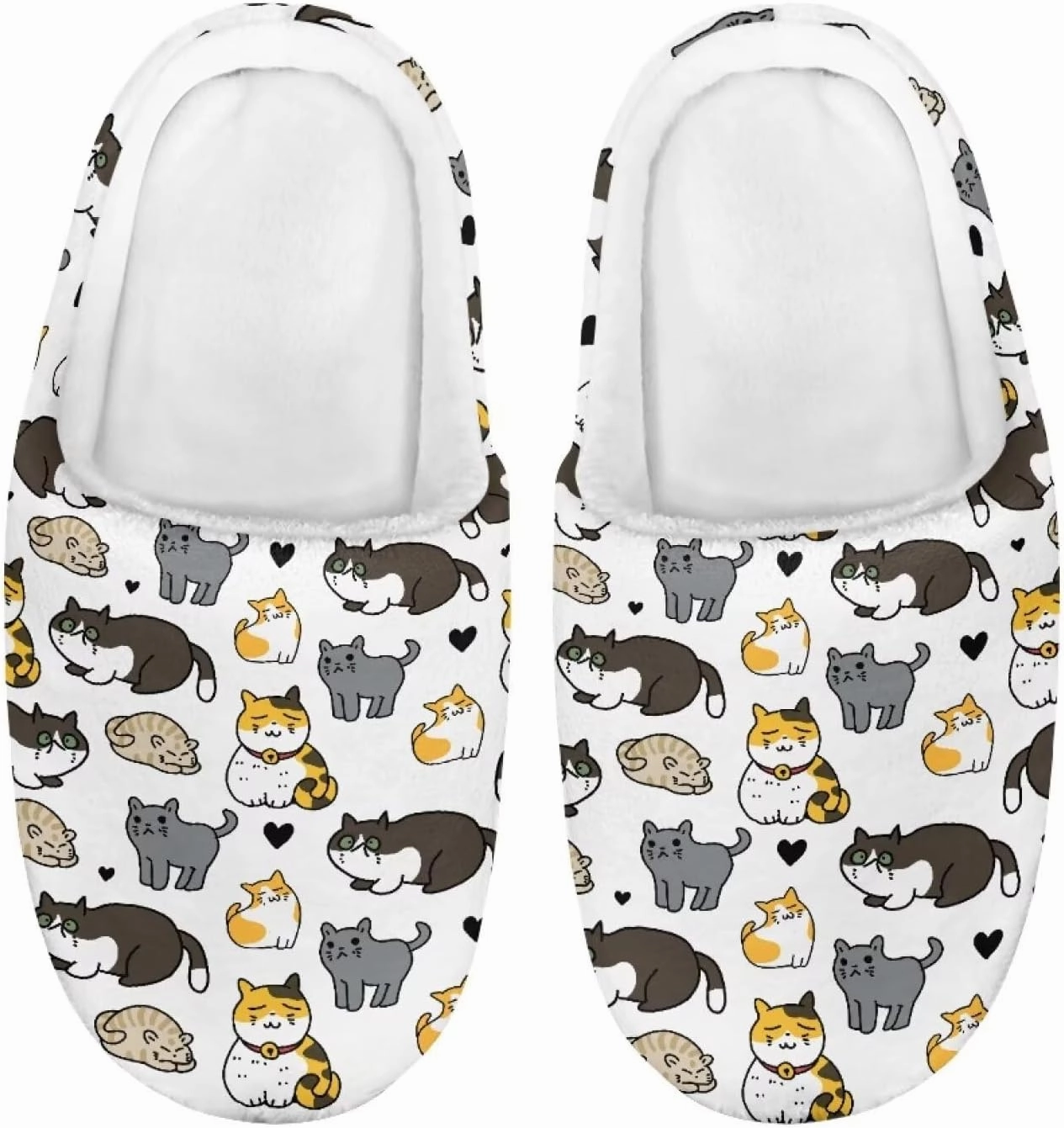 Kids Cotton Slippers Winter Warm Soft Indoor Plush Slippers Breathable Non Slip Flannel Fuzzy House Shoes for Little Boys Girls US 9-15