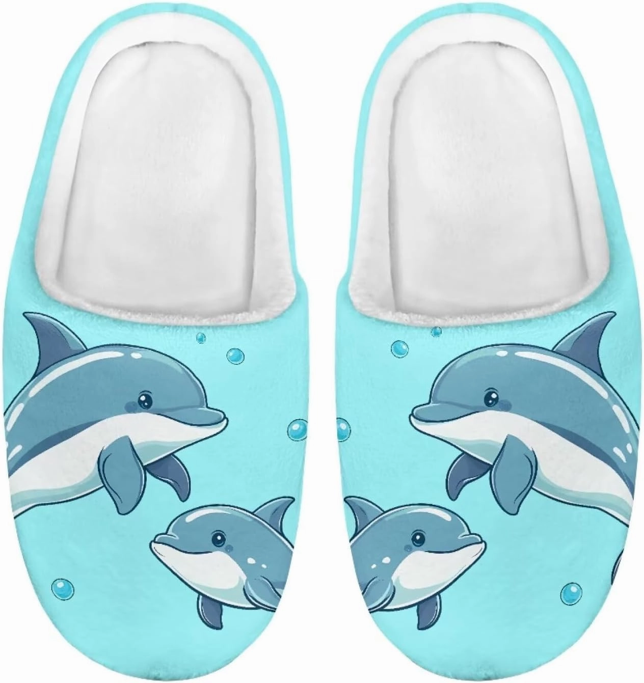 Kids Cotton Slippers Winter Warm Soft Indoor Plush Slippers Breathable Non Slip Flannel Fuzzy House Shoes for Little Boys Girls US 9-15