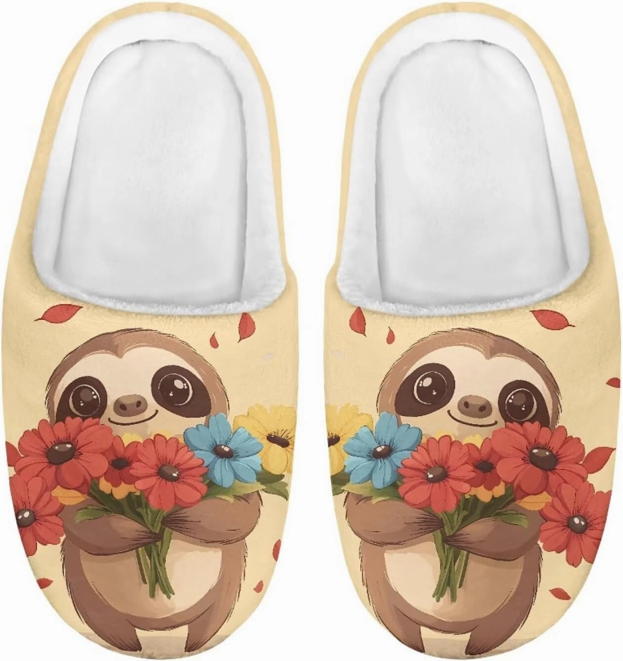 Kids Cotton Slippers Winter Warm Soft Indoor Plush Slippers Breathable Non Slip Flannel Fuzzy House Shoes for Little Boys Girls US 9-15