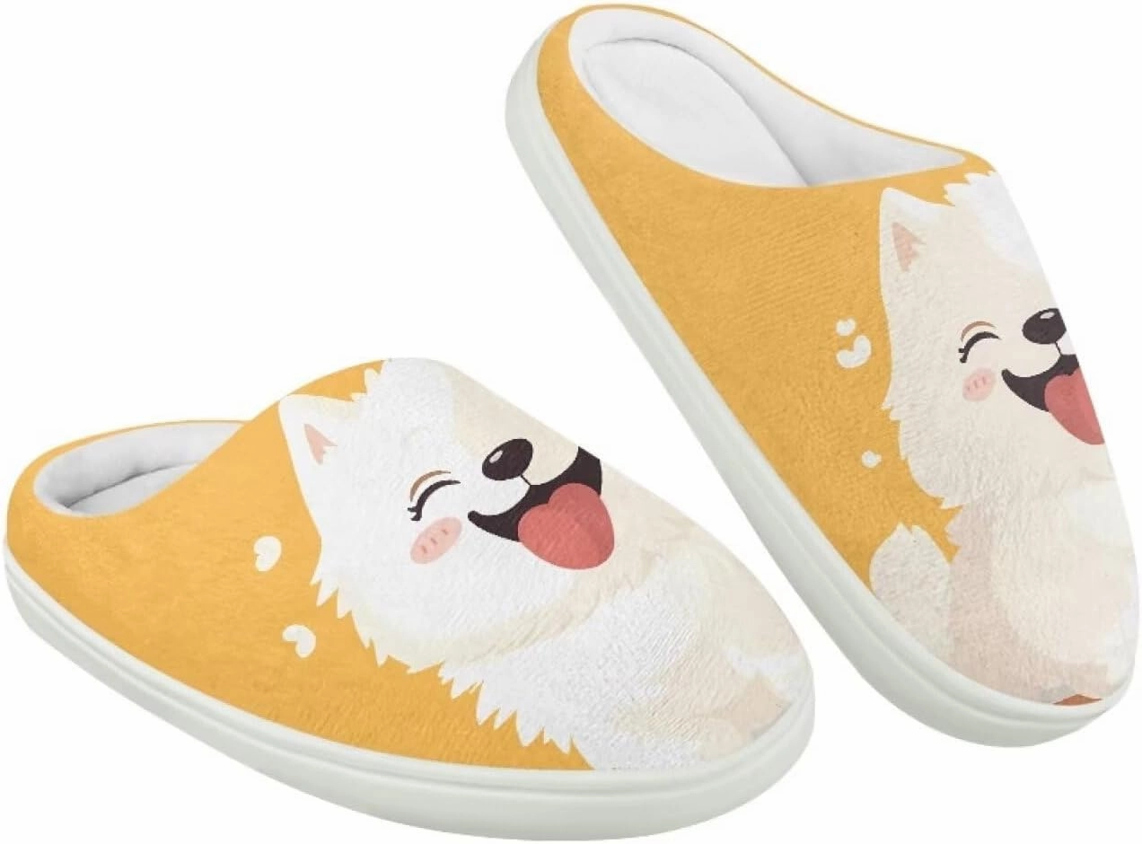 Kids Cotton Slippers Winter Warm Soft Indoor Plush Slippers Breathable Non Slip Flannel Fuzzy House Shoes for Little Boys Girls US 9-15