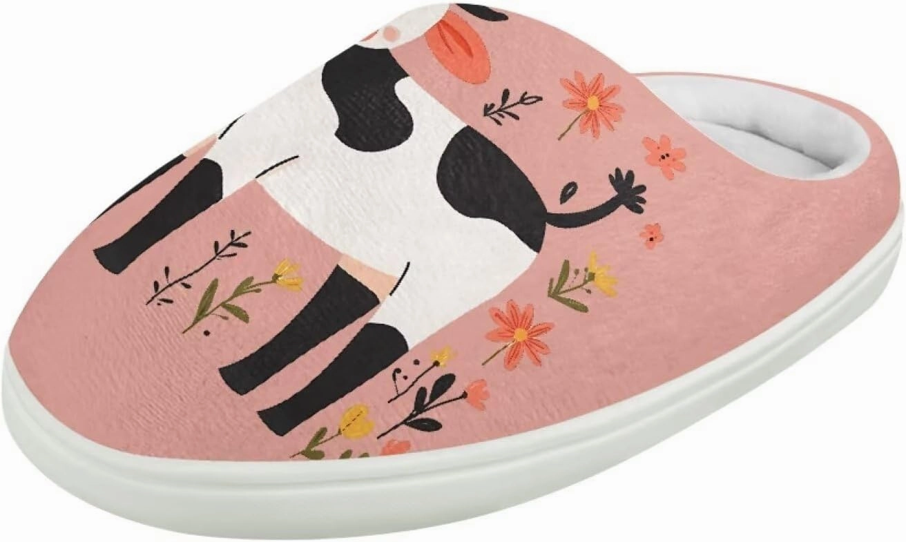 Kids Cotton Slippers Winter Warm Soft Plush Slippers Non Slip Flannel Fuzzy House Shoes Indoor Shoes for Boys Girls US 9-15