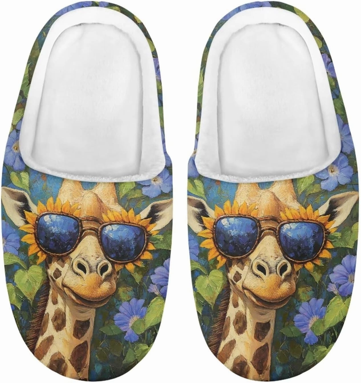 Kids Cotton Slippers Winter Warm Soft Plush Slippers Non Slip Flannel Fuzzy House Shoes Indoor Shoes for Boys Girls US 9-15