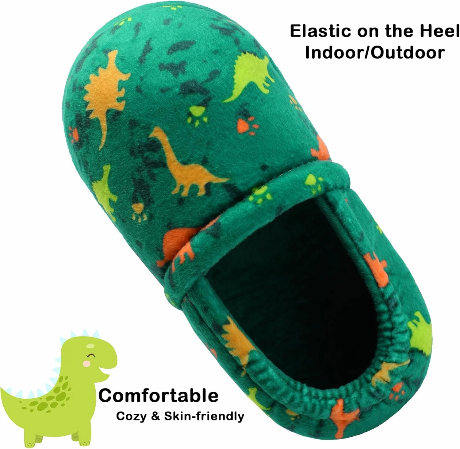 Kids Slippers Boys House shoes Anti Skid Bedroom Dinosaur