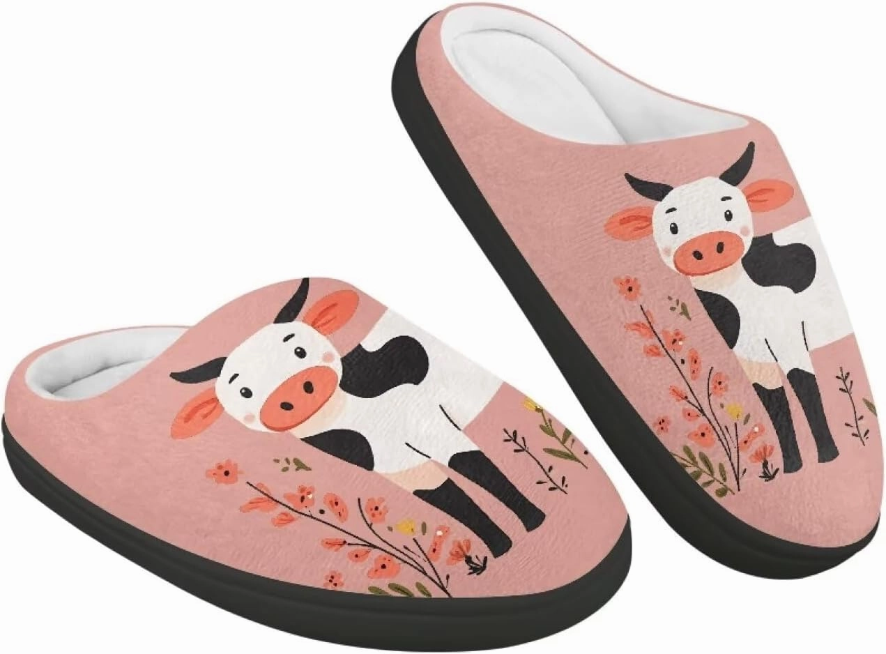 Kids Winter Slippers for Boys Girls Soft Plush Warm Slippers Indoor Non Slip Flannel Fuzzy House Cotton Shoes US 9-15