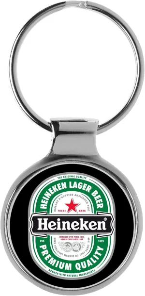 KIESENBERG Key Chain Ring Gift for Heineken Beer Fan A-9018