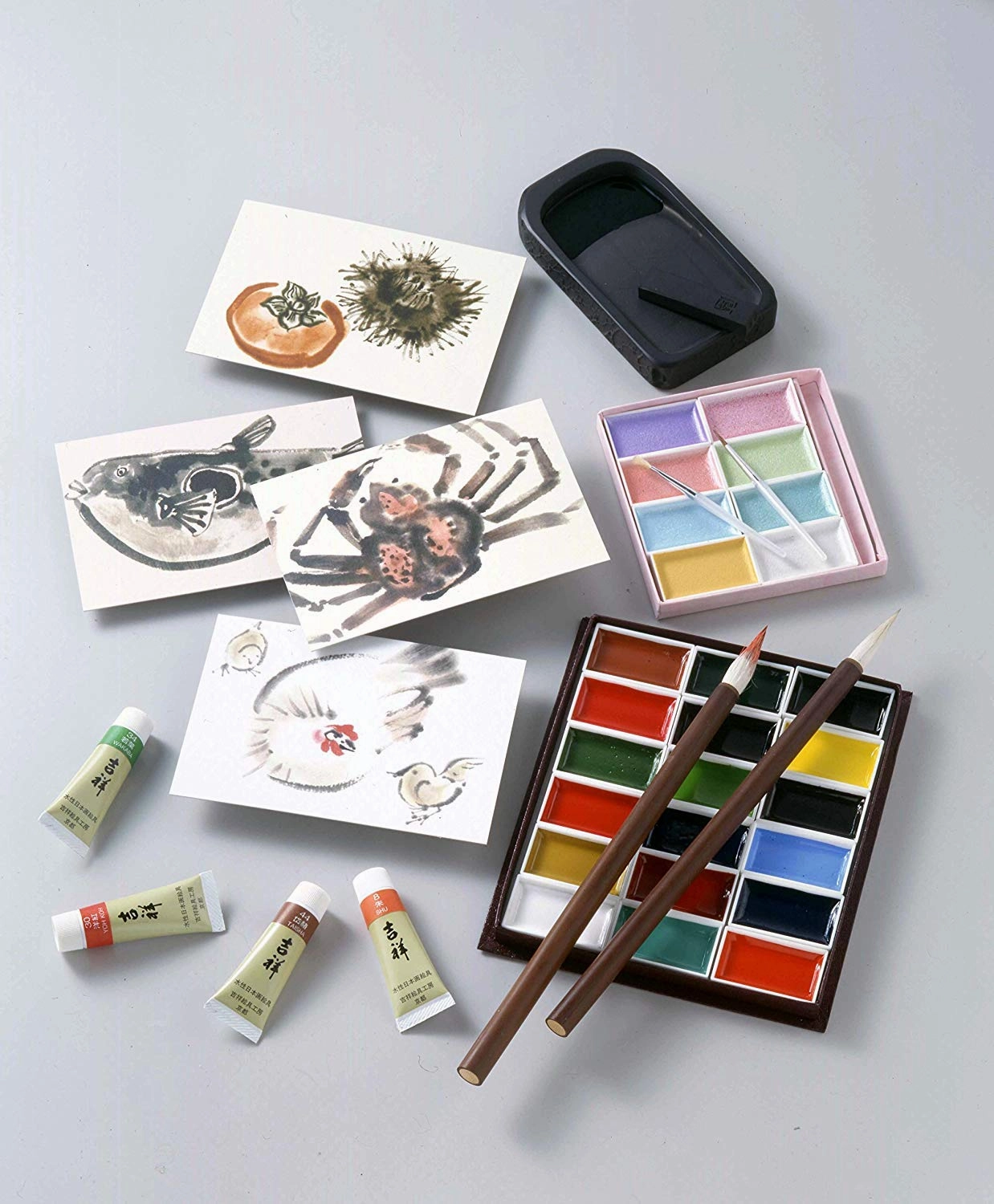 Kissho Japanese Painting Watercolor Set Premium 72 Colors