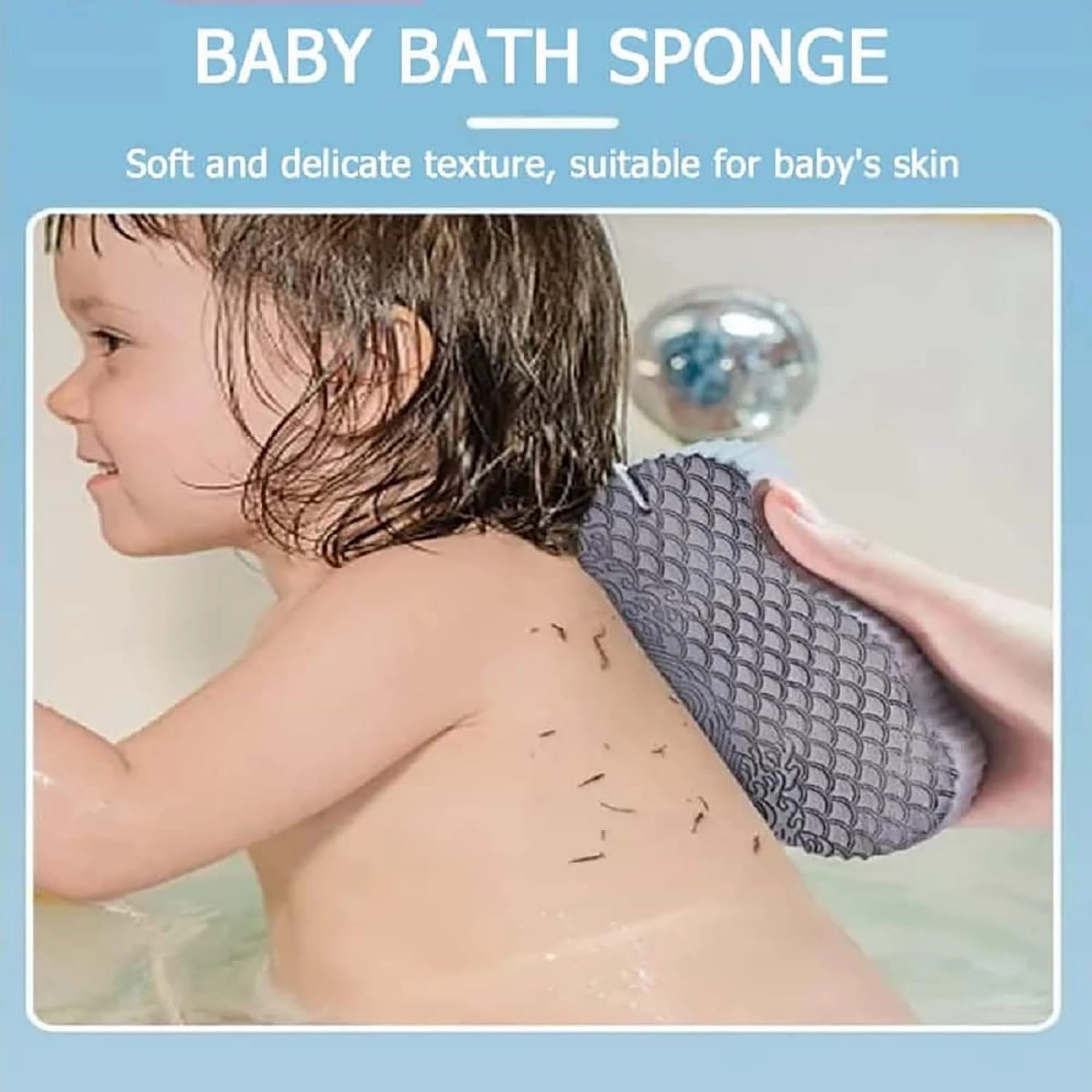 Korean Skin Scrubber Sponge, Korean Skin Scrubber Exfoliator, Super Soft Exfoliating Bath Sponge, Soft Exfoliating Bath Sponge, Magic Exfoliating Bath Sponge, Skin Friendly and Reusable (Mix-8Pcs)