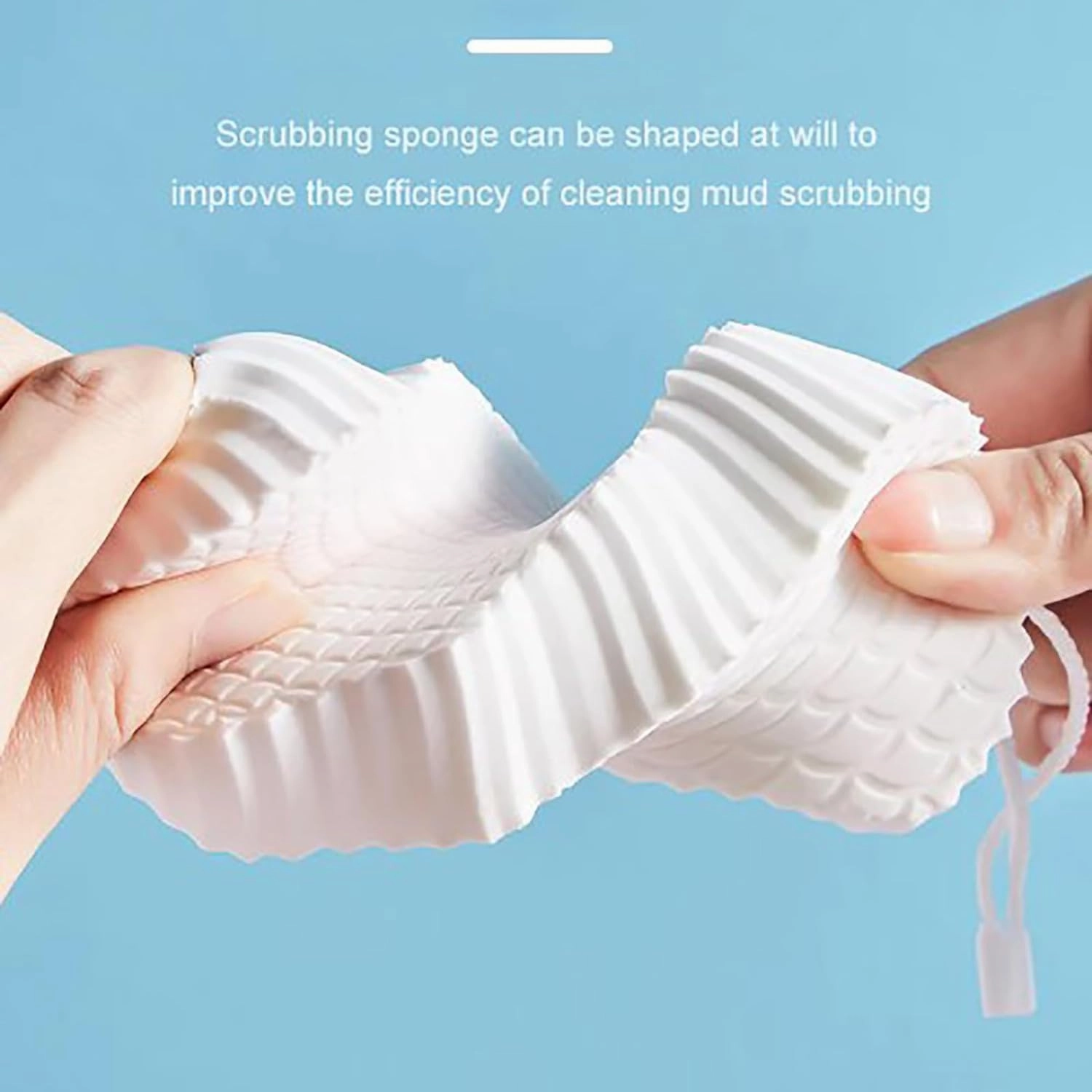 Korean Skin Scrubber Sponge, Korean Skin Scrubber Exfoliator, Super Soft Exfoliating Bath Sponge, Soft Exfoliating Bath Sponge, Magic Exfoliating Bath Sponge, Skin Friendly and Reusable (Mix-8Pcs)
