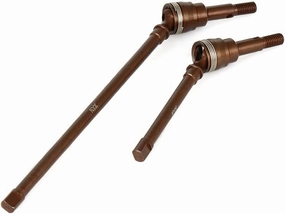 KYX Racing Hardened Steel Front Axle CVD Drive Shafts Upgrades Parts Accessories for RC Crawler Car Axial RBX10 RYFT Front Axle