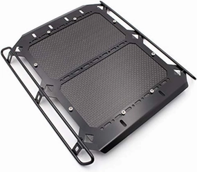 KYX Racing Metal Roof Rack with Carbon Fibre Panel 184x168mm Upgrades Parts Accessories for RC Crawler Car Traxxas TRX6 G63 TRX4 G500 Car Body