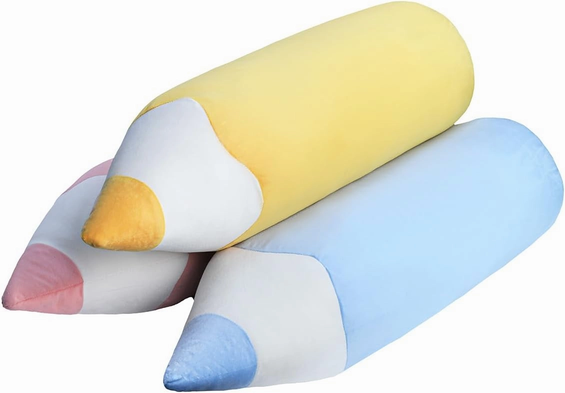 Large Creative Cute Pencil Plush Pillow Cushion, Men and Women Birthday Gifts. Gold-27 Inch