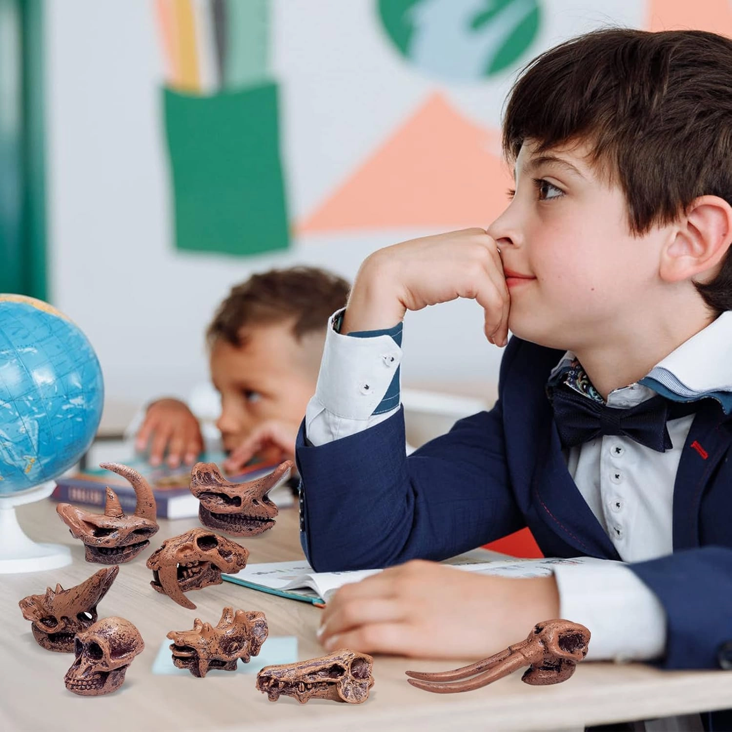 LC JoyCre Realistic Mini Mammal Skull Set Prehistoric Animals for Sandbox Toys Fake Dinosaur Bones for Kids Toys Dinosaur Bones for Kids to Dig Up
