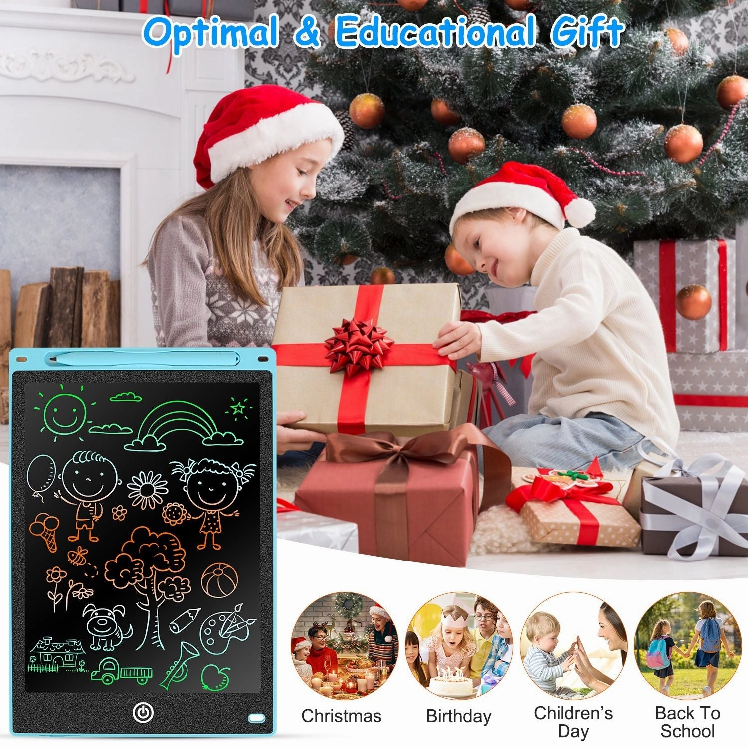 LCD Writing Tablet Electronic Colorful Graphic Doodle Board