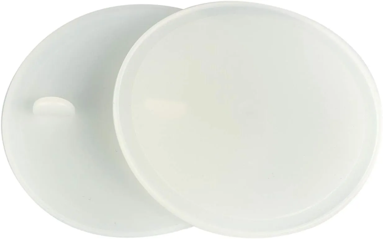 Leak Proof Platinum Silicone Sealing Lid Inserts/Liners for Mason Jars (10 Pack, Regular Mouth)