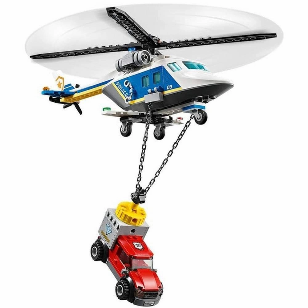 LEGO City -  Urmarire cu elicopterul politiei 60243, 212 piese
