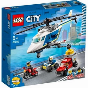 LEGO City -  Urmarire cu elicopterul politiei 60243, 212 piese