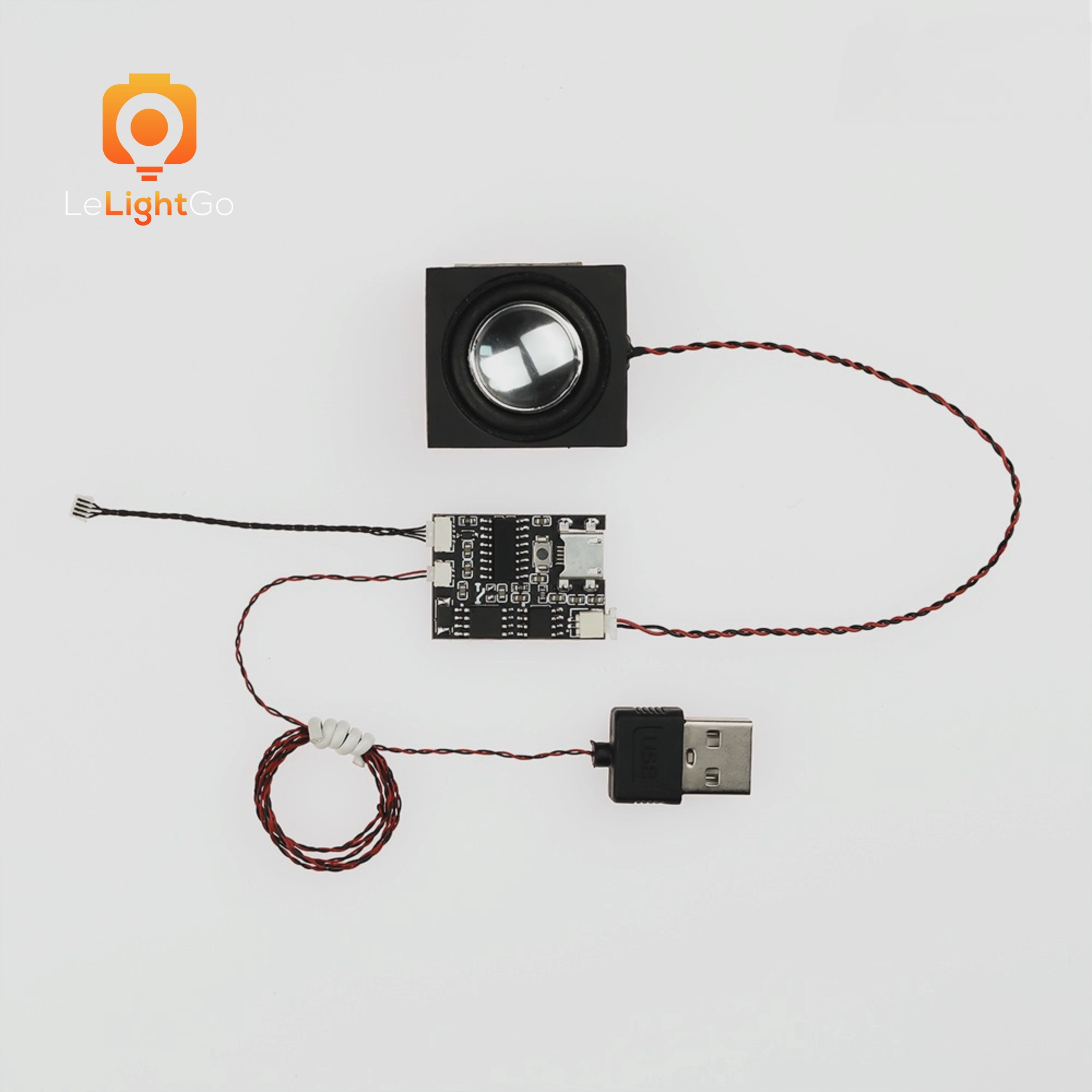 LeLightGo DIY Sound Music Module Board (Programmable, 8MB RAM)