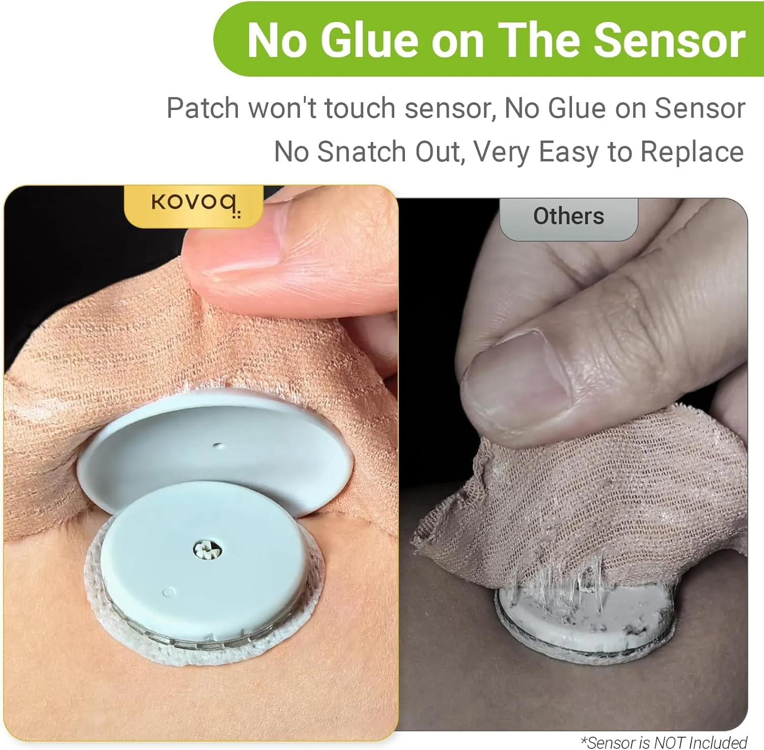 Libre 2 Sensor Covers, 25 Pack Freestyle Libre 2 & Lingo CGM Waterproof Patches, with Protective Hard Shell Cover, Against Bumps and Scratches, Breathable and Hypoallergenic(TAN)
