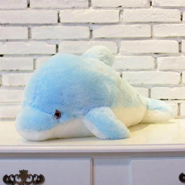 Light-up Plush Dolphin - Creative Stuffed Animal Toy