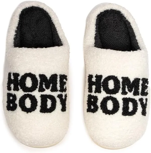 Living Royal Plush Slippers, Cozy Non-Slip Rubber Sole, Soft 100% Polyester, Silly Funny Comfortable Fuzzy Design