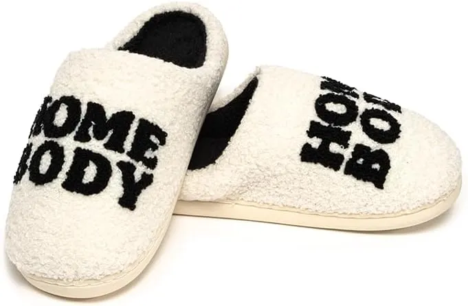 Living Royal Plush Slippers, Cozy Non-Slip Rubber Sole, Soft 100% Polyester, Silly Funny Comfortable Fuzzy Design