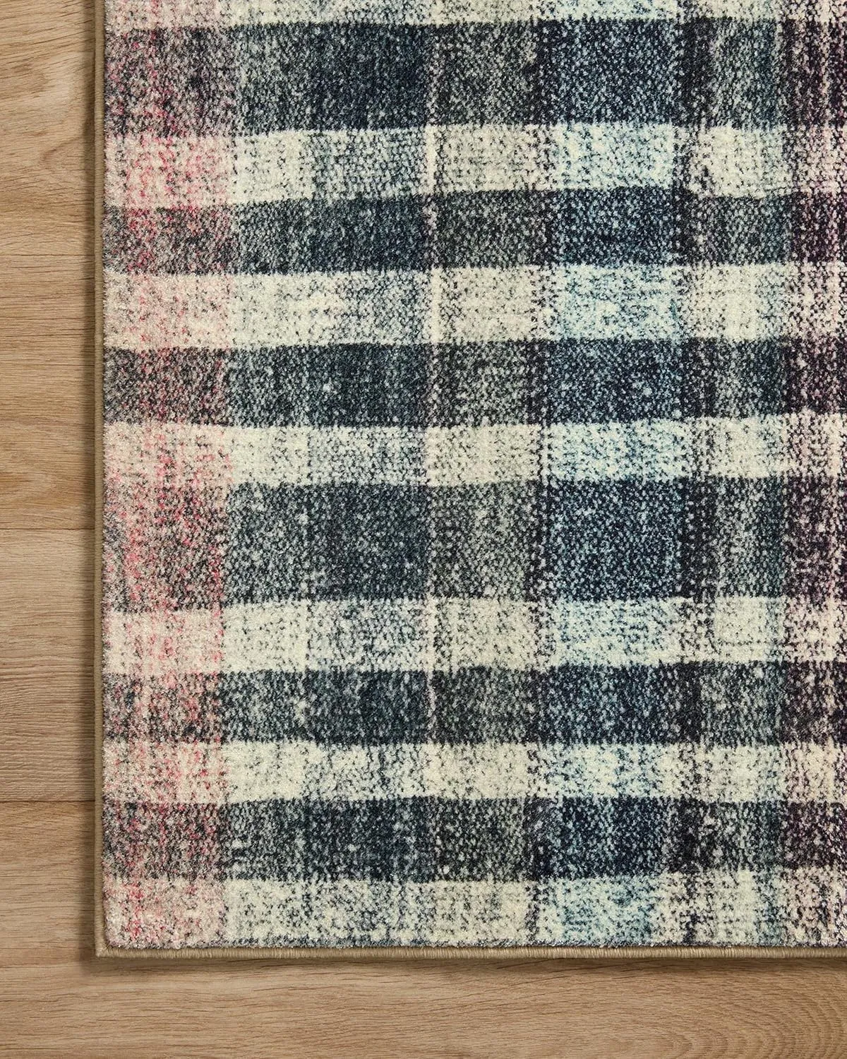 Loloi Chris Loves Julia Humphrey Collection HUM-04 Plum/Multi 2'-3'' x 7'-6'', .38" Pile Height, Runner Rug feat. CloudPile