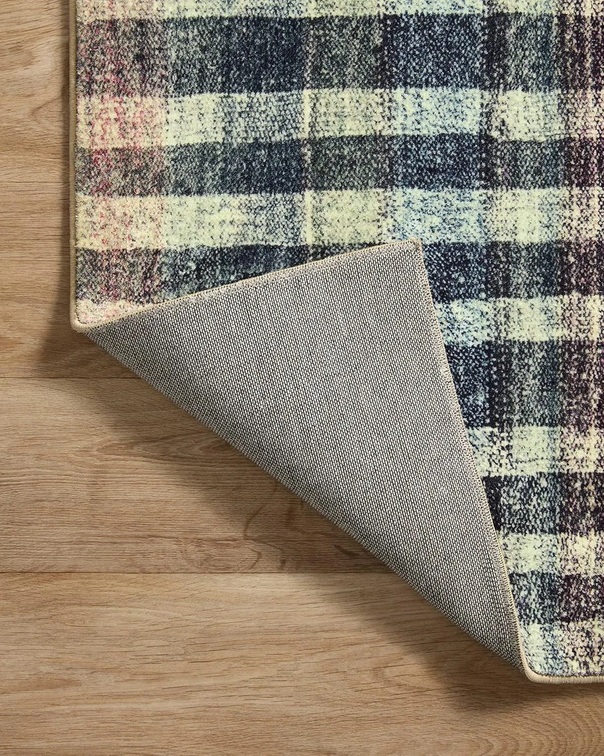 Loloi Chris Loves Julia Humphrey Collection HUM-04 Plum/Multi 2'-3'' x 7'-6'', .38" Pile Height, Runner Rug feat. CloudPile