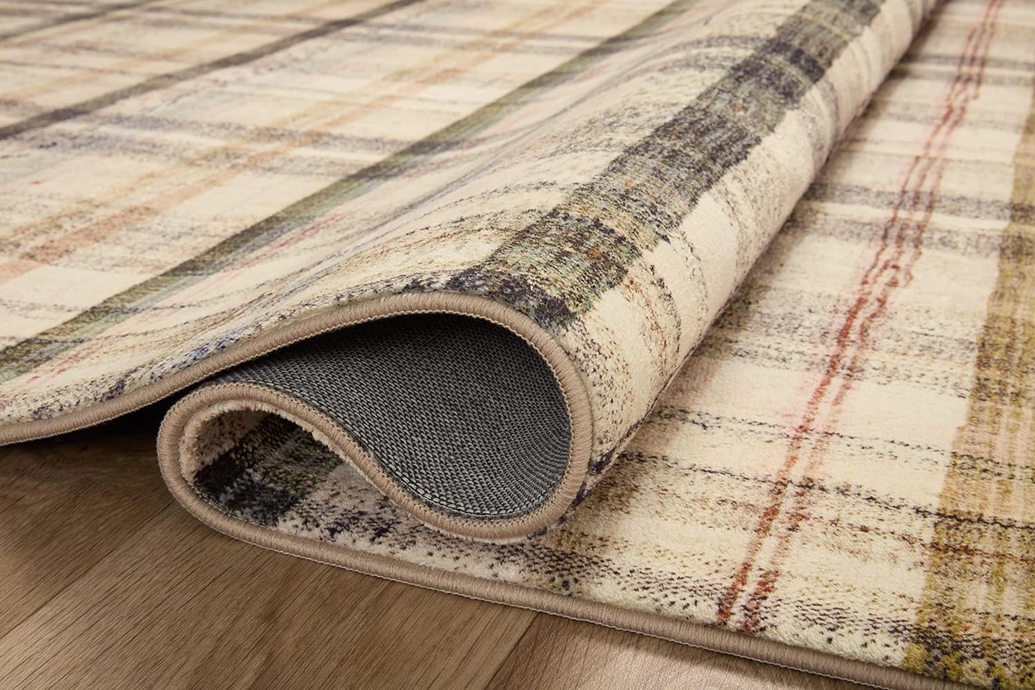 Loloi Chris Loves Julia Humphrey Collection HUM-02 Ivory/Multi 2'-3'' x 11'-6'', .38" Pile Height, Runner Rug feat. CloudPile