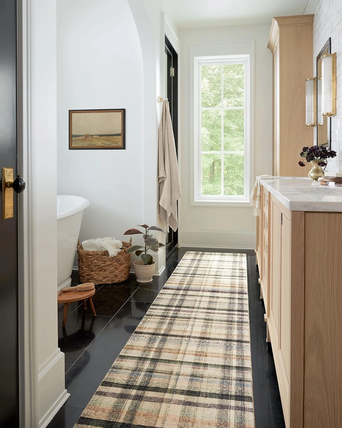 Loloi Chris Loves Julia Humphrey Collection HUM-02 Ivory/Multi 2'-3'' x 7'-6'', .38" Pile Height, Runner Rug feat. CloudPile