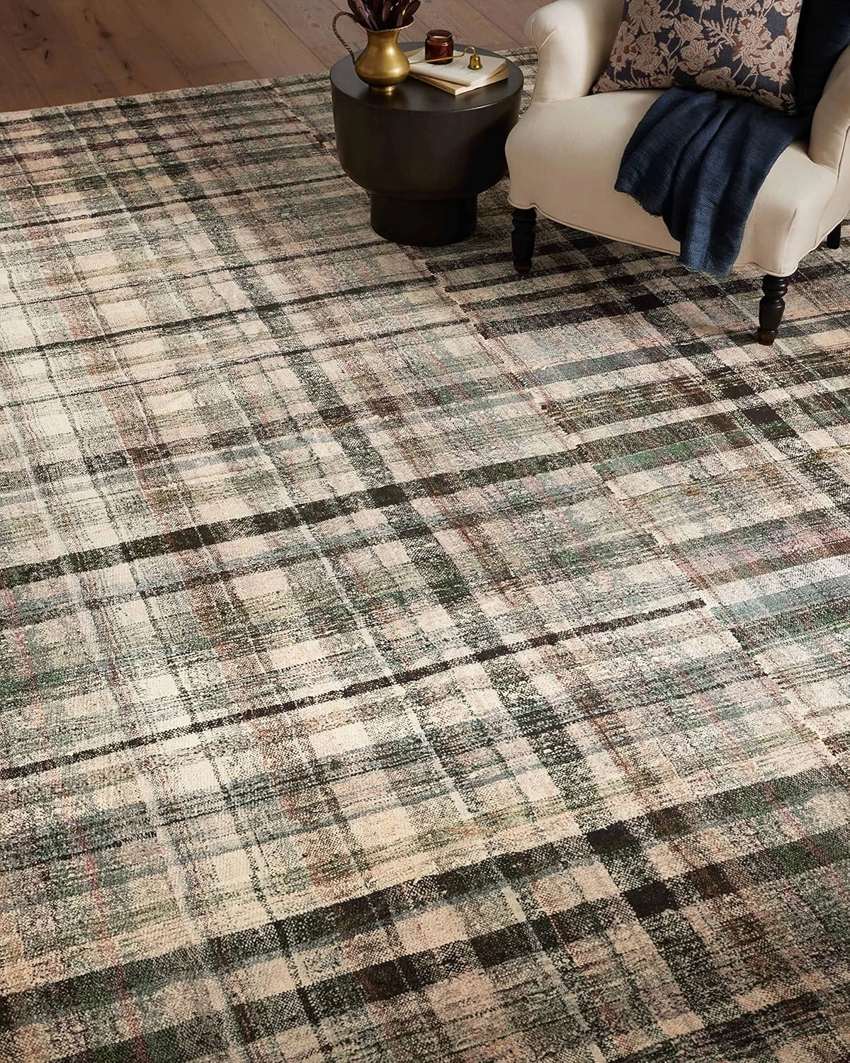 Loloi Chris Loves Julia Humphrey Collection HUM-03 Forest/Multi 2'-3'' x 7'-6'', .38" Pile Height, Runner Rug feat. CloudPile